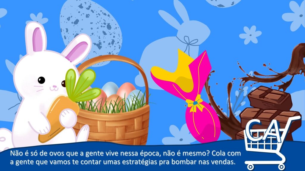 pascoa com comercial alves